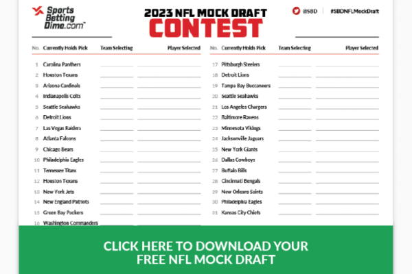 "Design Your Personalized 2023 NFL Mock Draft with a Free Printable PDF"