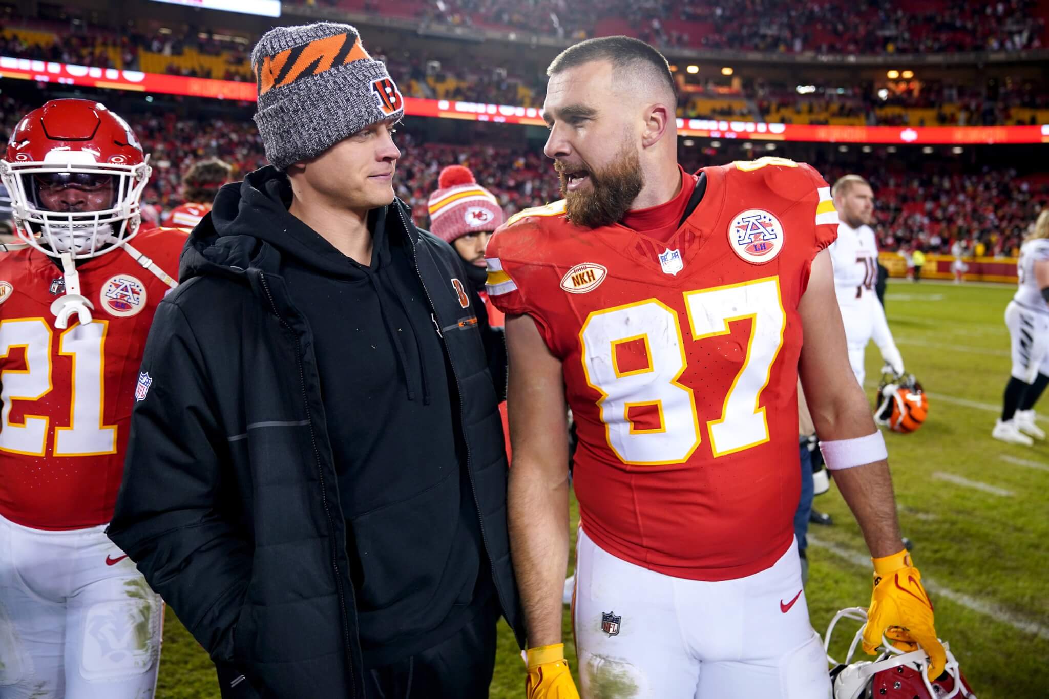 Joe Burrow, Travis Kelce