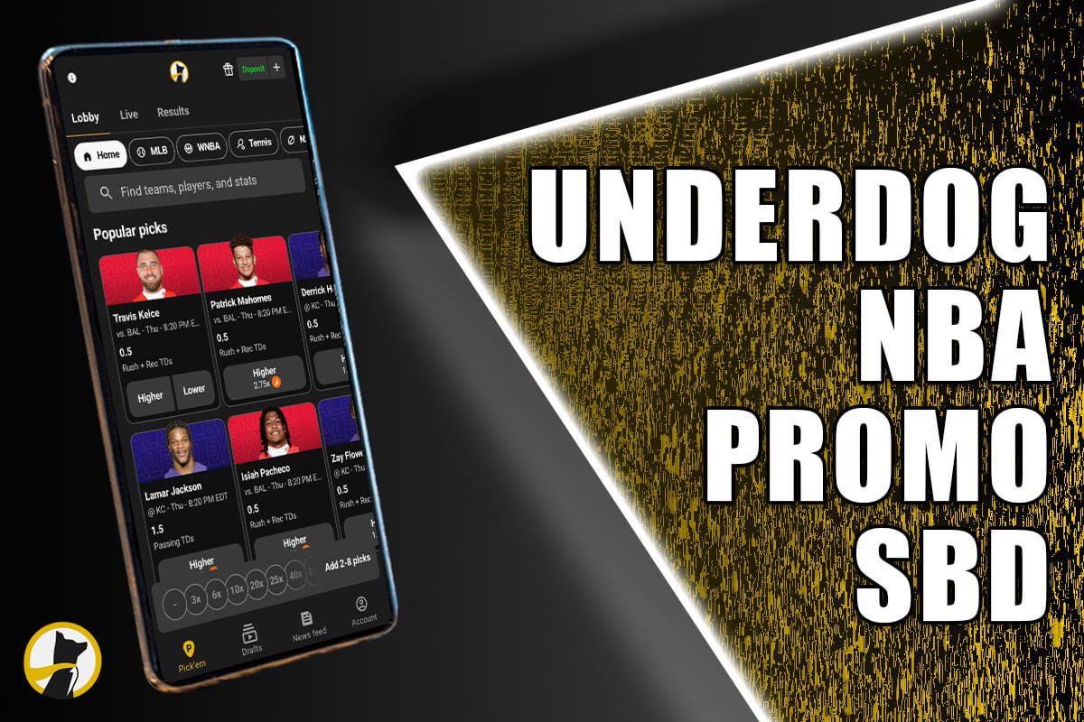 Get a $1,000 Bonus Cash with Underdog NBA Promo Code SBD for Christmas Week Picks