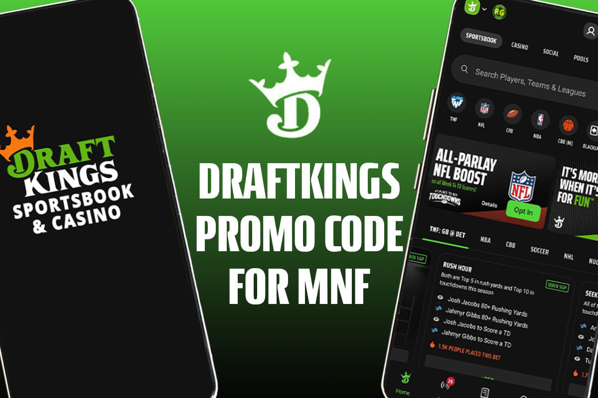 Get a $150 Bonus with DraftKings Promo Code for Vikings-Bears and Falcons-Raiders Monday Night Football