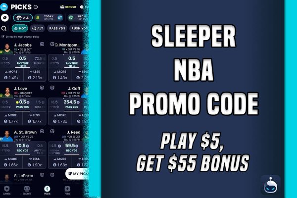 Get a $55 Bonus for Weekend NBA Games with Sleeper Promo Code SBDXL