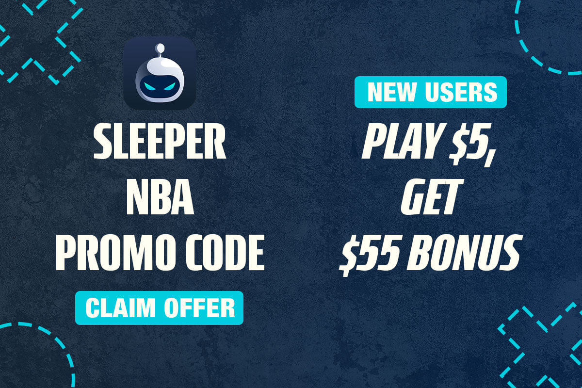 Get a $55 Bonus with Sleeper NBA Promo Code SBDXL when you Play $5 on Christmas Day