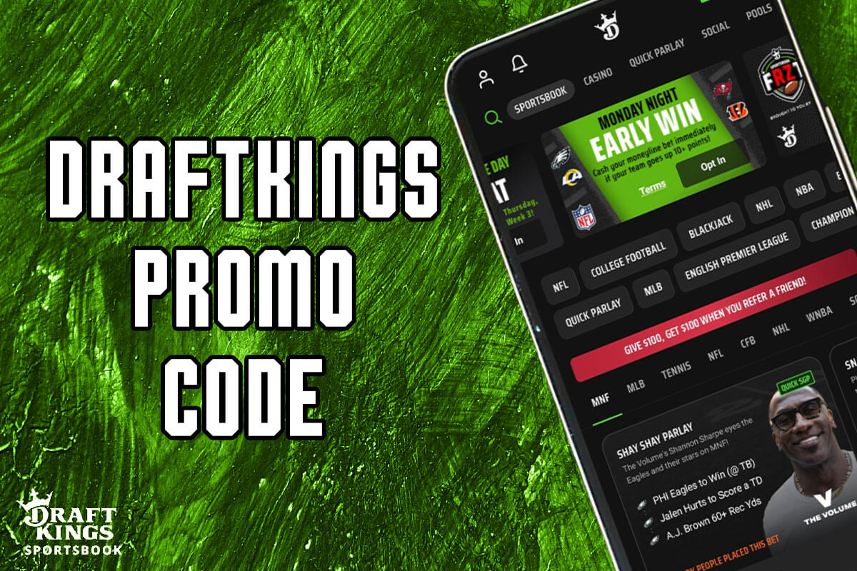 Latest DraftKings Promo Code for Monday Night Football Signup Bonus featuring Bengals vs. Cowboys