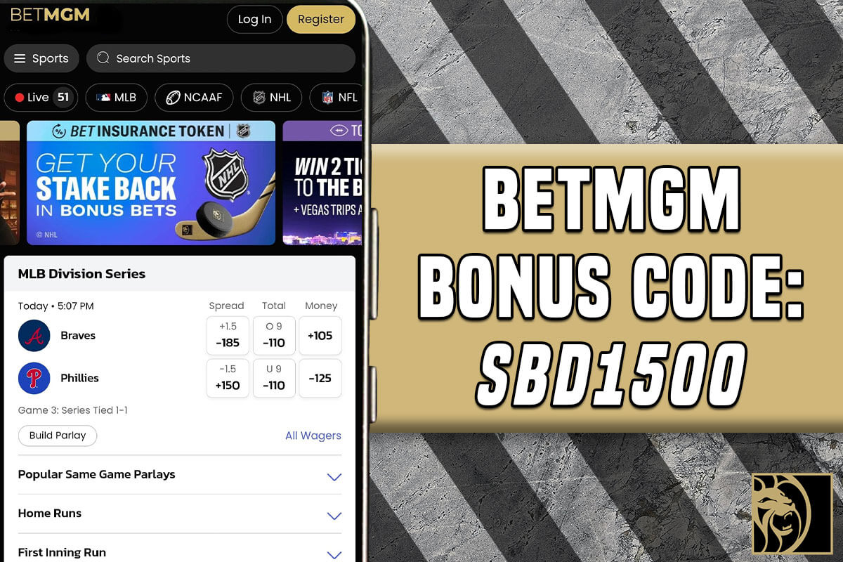 New BetMGM Bonus Code 'SBD1500' Offers $1,500 Signup Promotion