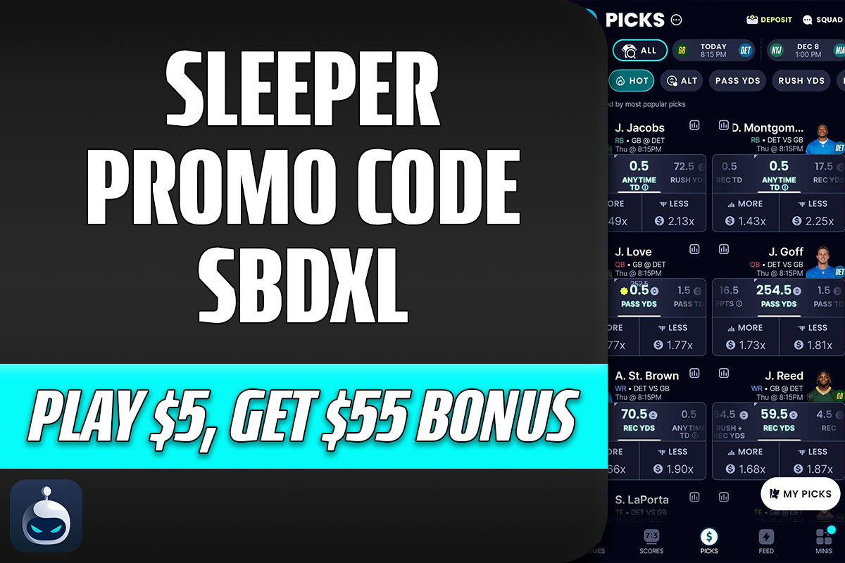 How to Activate a $55 Bonus with Sleeper Promo Code SBDXL for CFP Final and NBA Picks