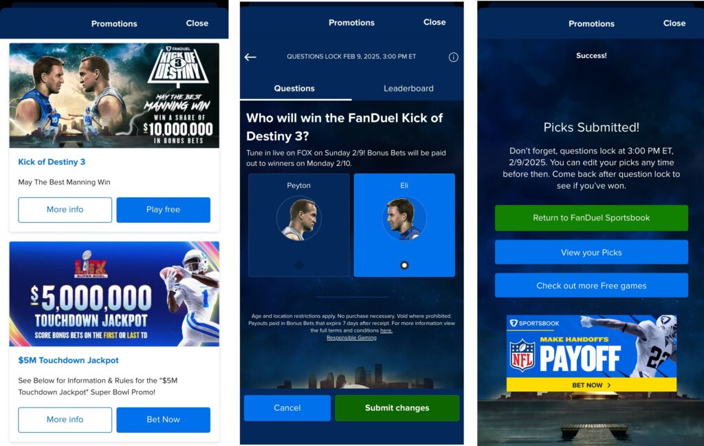 FanDuel Kick of Destiny 3 Screenshots